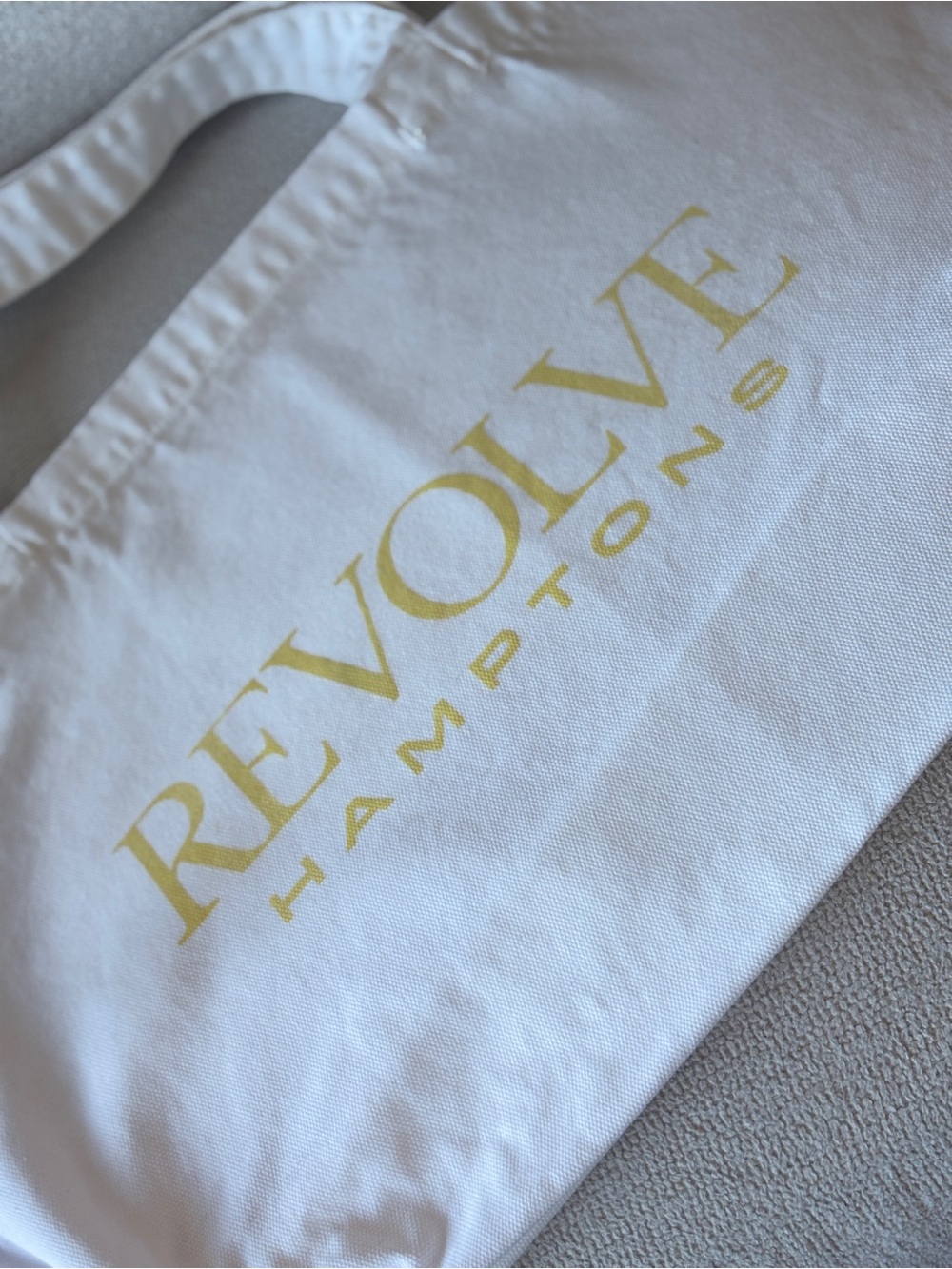 REVOLVE Hamptons Tote Ovetsized Teavel Market Shopper 100% Canvas